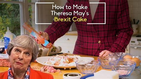 theresa mays brexit cake youtube
