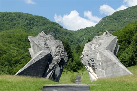 sutjeska memorial complex archives living  montenegro