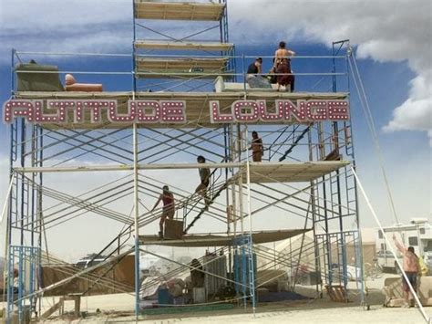 burning man participants take dust storm in stride