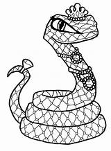 Coloring Pages Monster High Snake Queen Noir Printable Catty Pets Viper Cleo Pet Cobra Getcolorings Kids Nile Drawing Albanysinsanity Choose sketch template