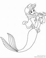 Mermaid Disneyclips sketch template