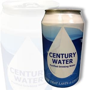canned emergency purified drinking water long term water  year