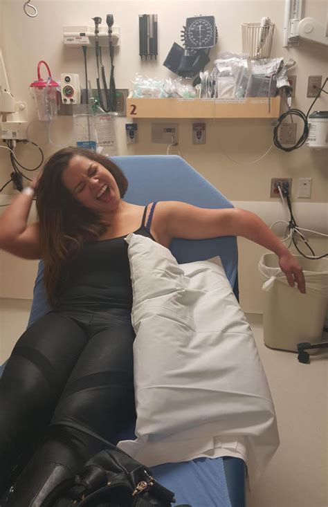 girl with horrifically disfigured broken arm is so drunk she laughs at