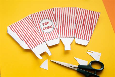 popcorn craft template