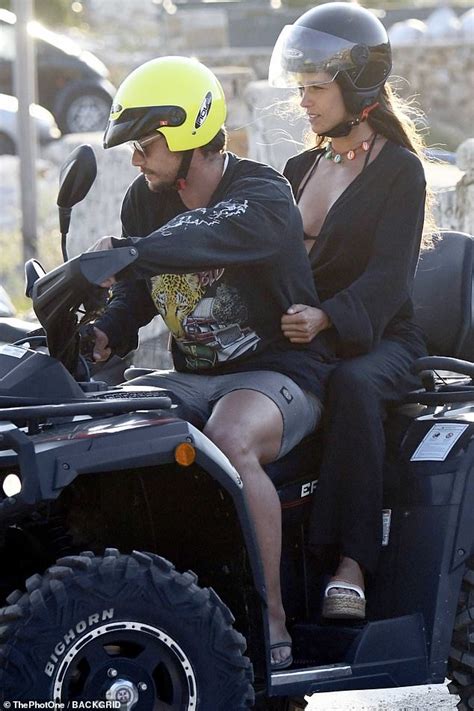 James Franco And Isabel Pakzad Ride Quad Bike To Beach On Mykonos