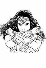 Maravilha Gadot Stampare Superhero Wonderwoman Colorato Helden Cartonionline sketch template