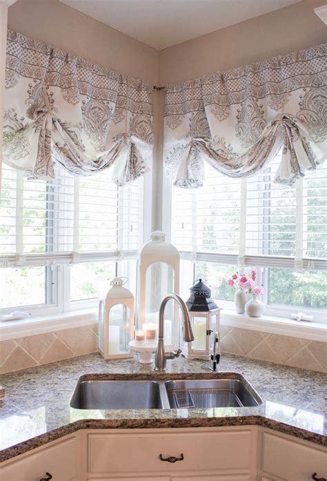 sew curtain valances styled  lace blackoutcurtainsforbed kitchen
