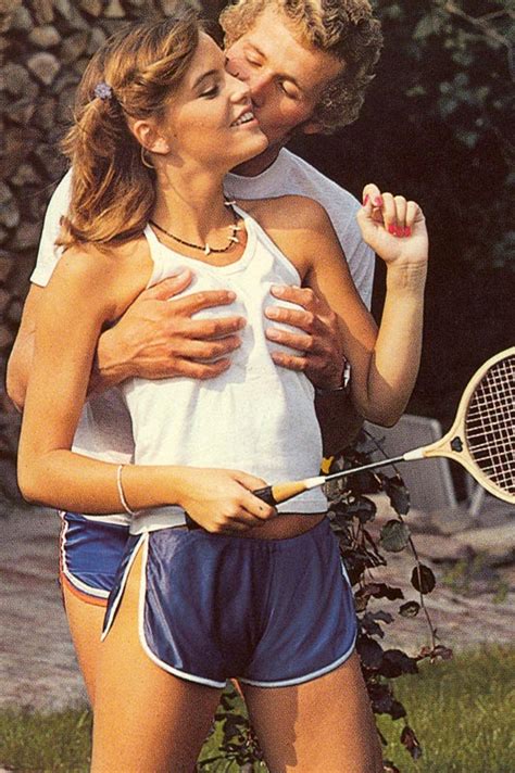 seventies girls sucking cock on the tennis court ass point