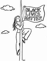 Coloring Lives Matter Pages Popular sketch template