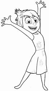 Joy Inside Draw Disney Easy Drawings Drawing Pixars Drawinghowtodraw Intensamente Para Dibujos Alegría Pintar Finished Family Steps Pixar Sketch Con sketch template