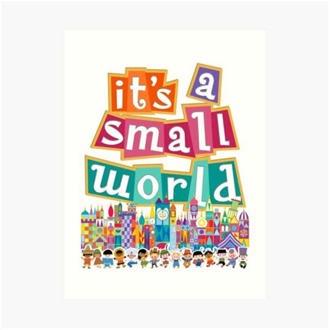 small world full graphic  kelly design company art print