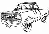 Pickup Coloring Pages Print Coloringway sketch template