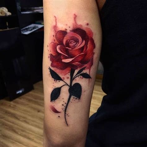 Tatuajes De 【rosas Para Mujer】 【brazo Hombro 372 Fotos】