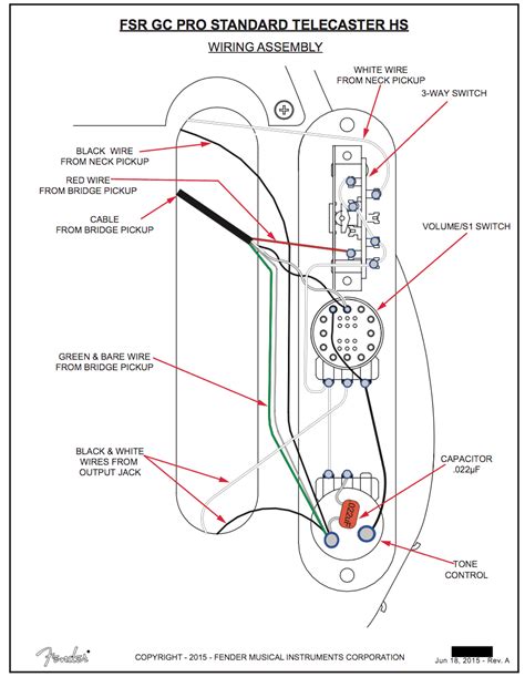 fender telecaster  switch wiring diagram collection