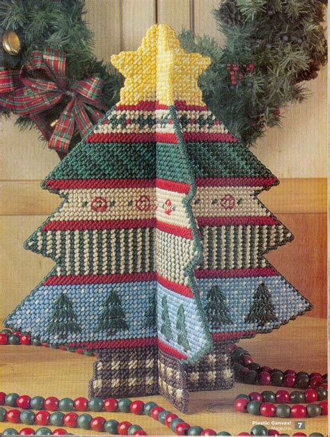 christmas tree plastic canvas christmas plastic canvas patterns