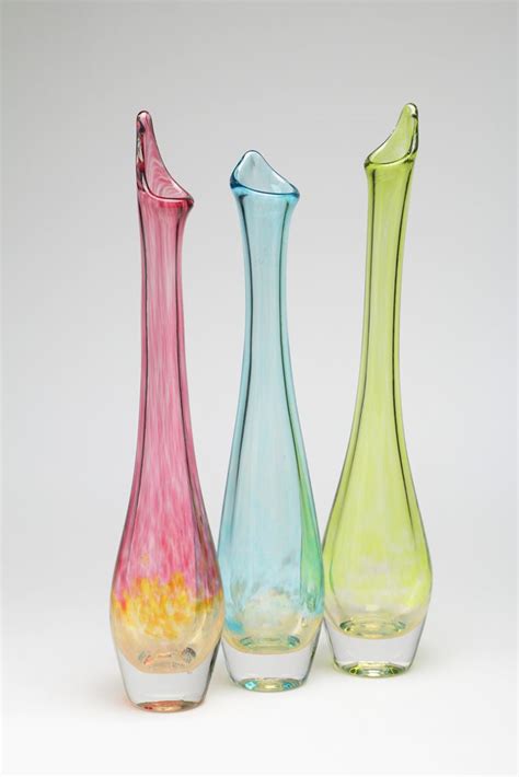toned bud vase hudson glass