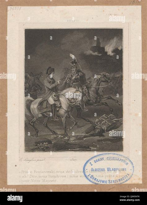 Napoleon And Prince Józef Poniatowski After The Battle Of Leipzig