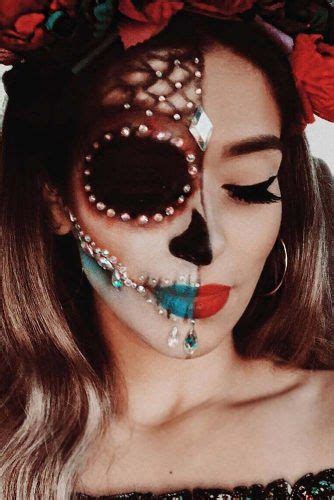 56 Best Sugar Skull Makeup Creations To Win Halloween
