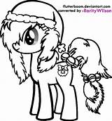 Pony Coloring Little Pages Christmas Printable Princess Kids Cute Print Equestria Magic Girl Color Friendship Fun Girls Activity Book Getdrawings sketch template