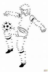 Dot Soccer Player Coloring Sports Relier Printable Pages Dots Sport Point Football Kids Printables Supercoloring Connect Ronaldo Worksheets Players Zahlen sketch template