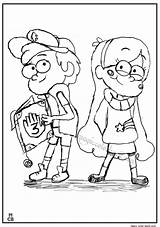 Gravity Falls Coloring Pages Print Color Book Printable Getcolorings Magiccolorbook Magic Visit Getdrawings Comments Online sketch template