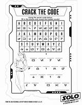 Wars Activity Star Printable Sheets Code Crack Kids Solo Pages Coloring Story Sheet Activities Disney Starwars Printables Games Worksheets Maze sketch template
