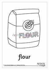 Colouring Pages Flour Pancake Recipe Kids Food Colour Activity Village Word Activities Explore Activityvillage sketch template