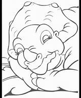 Coloring Land Before Time Pages Foot Little sketch template