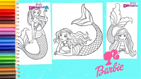 barbie mermaid coloring pages barbie dreamtopia coloring book