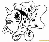 Pokemon Seaking Coloring Pages Printable Sketches Color Print Coloringpagesonly sketch template