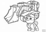 Paw Patrol Coloring Pages Rocky Getdrawings sketch template