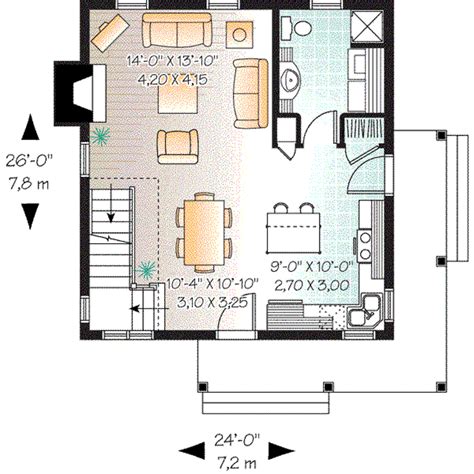 cottage style house plan  beds  baths  sqft plan   homeplanscom