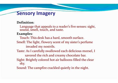 definition  imagery  examples imagery