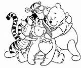 Pooh Winnie Coloring Pages Clipartmag Cartoon sketch template