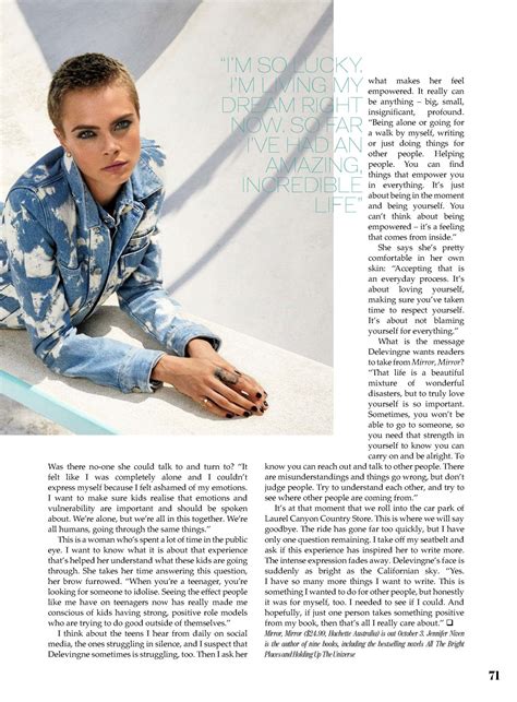 Cara Delevingne Elle Magazine Australia October 2017 Issue • Celebmafia