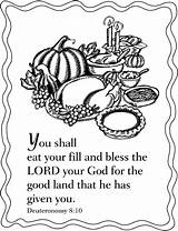 Thanksgiving Coloring Pages Christian Printable Kids Religious Scripture Bible Fall Printables Sunday School Scriptures Thanks Sheets Crafts Adult Give Happy sketch template