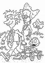 Pages Rugrats Adult sketch template