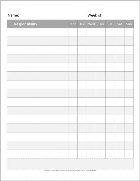 kids chores  routines checklists  printable chore charts chore