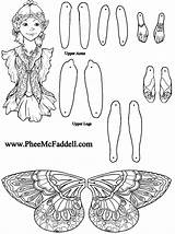 Fairy Puppet Briana sketch template