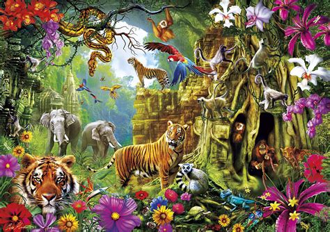 jungle discovery  pieces buffalo games puzzle warehouse