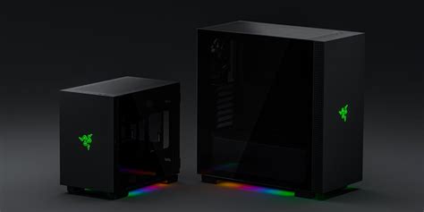 razer tomahawk gaming chassis comes in two sizes