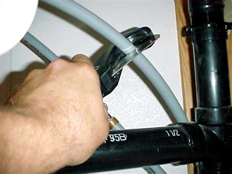 install shut  valve  sink replace faucet mobile home repair