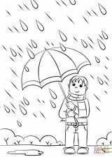 Rain Coloring Davemelillo Pages sketch template