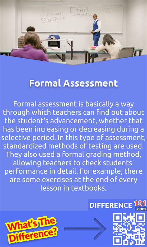 formal assessment  informal assessment  key differences pros