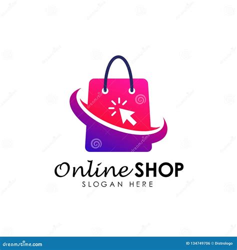 shop logo design vector icon shopping logo design stock vector