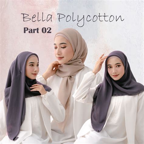 Hijab Bella Square Shopee