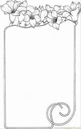 Frame Pages Frames Coloring Printable Flowers Color Borders Decorations Flower Floral Border Other Coouring Cute Supercoloring Clipartbest Adult Printables Christmas sketch template