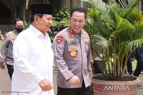 Prabowo Subianto Indonesia Butuh Tni Dan Polri Yang Kuat Antara News