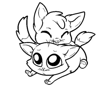 kittens coloring page coloringcrewcom