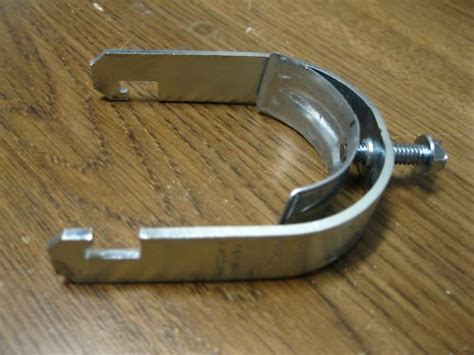 2 emt pipe unistrut strut pipe strap clamp